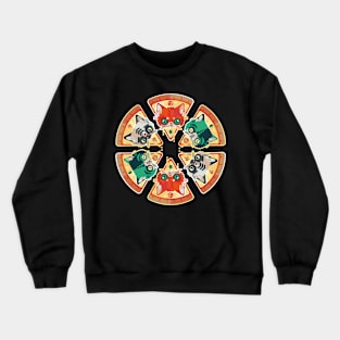 Pizza Cat Crewneck Sweatshirt